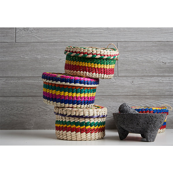 Guacamole Molcajete and Tortilla Basket