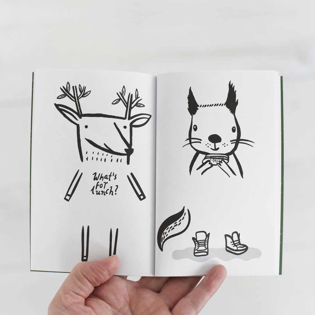 32 Ways to Dress Woodland Animals Coloring Book