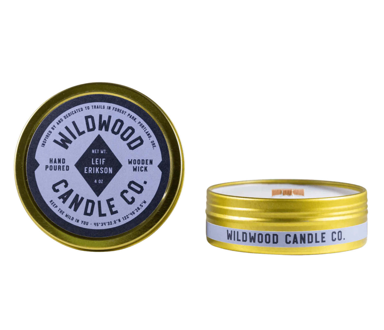 Wildwood Candle Co. Wildwood Candle, Full Size, 11 oz & Travel Size, 4oz.