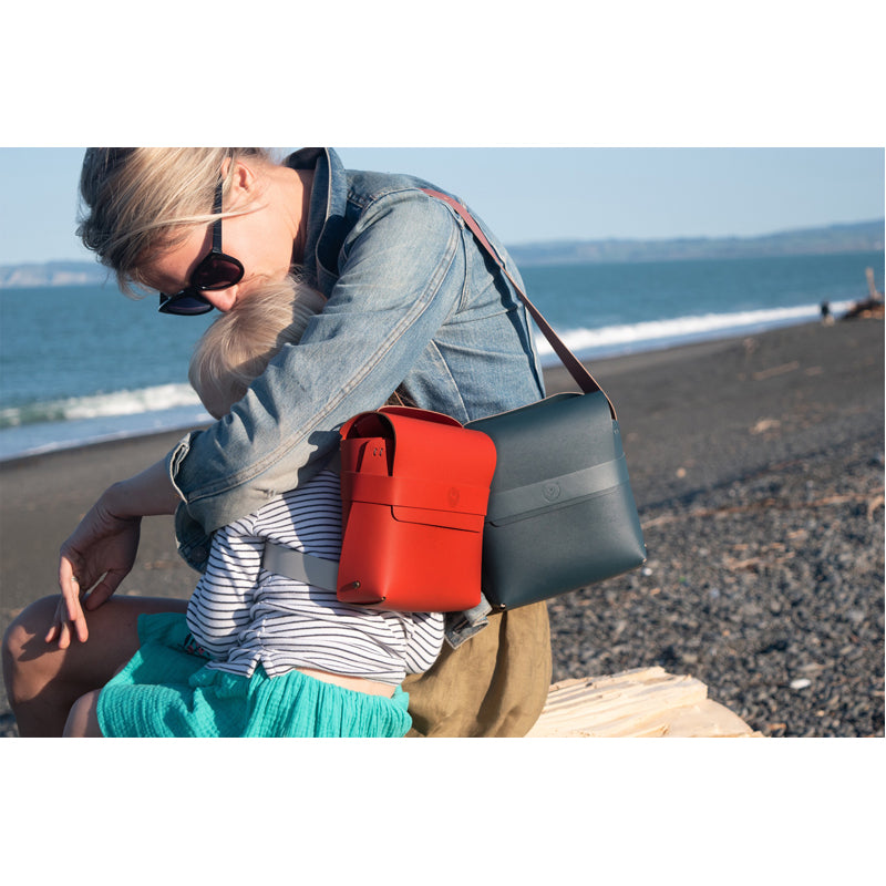 Recycled Leather Bike Bag