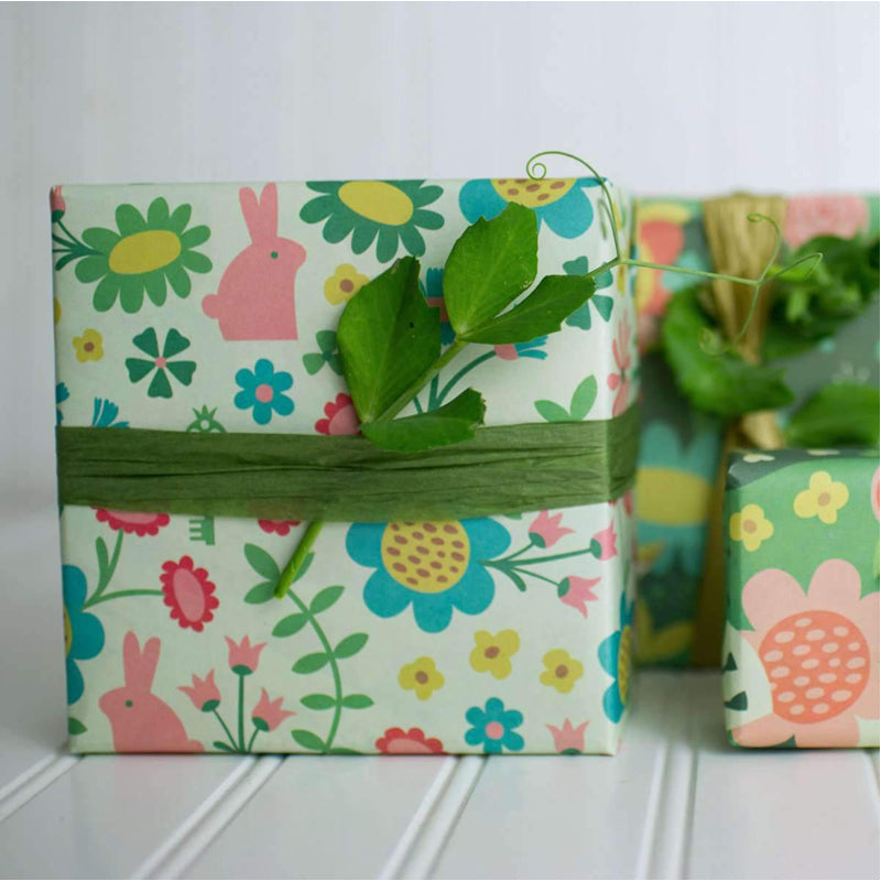 Enchanted Garden Recycled Gift Paper (3pk)