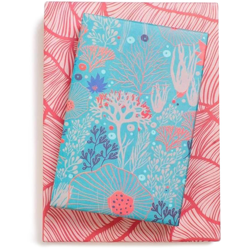 Underwater Flora Recycled Gift Paper (3pk)