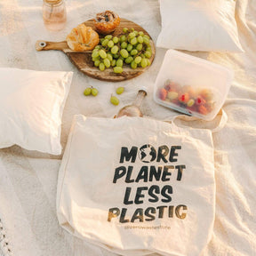 Zero Waste Store More Planet Less Plastic Organic Tote Bag