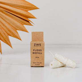 Zero Waste Store Silk Floss - Zero Waste Dental Floss, 30m, Organic, Biodegradable, Refillable
