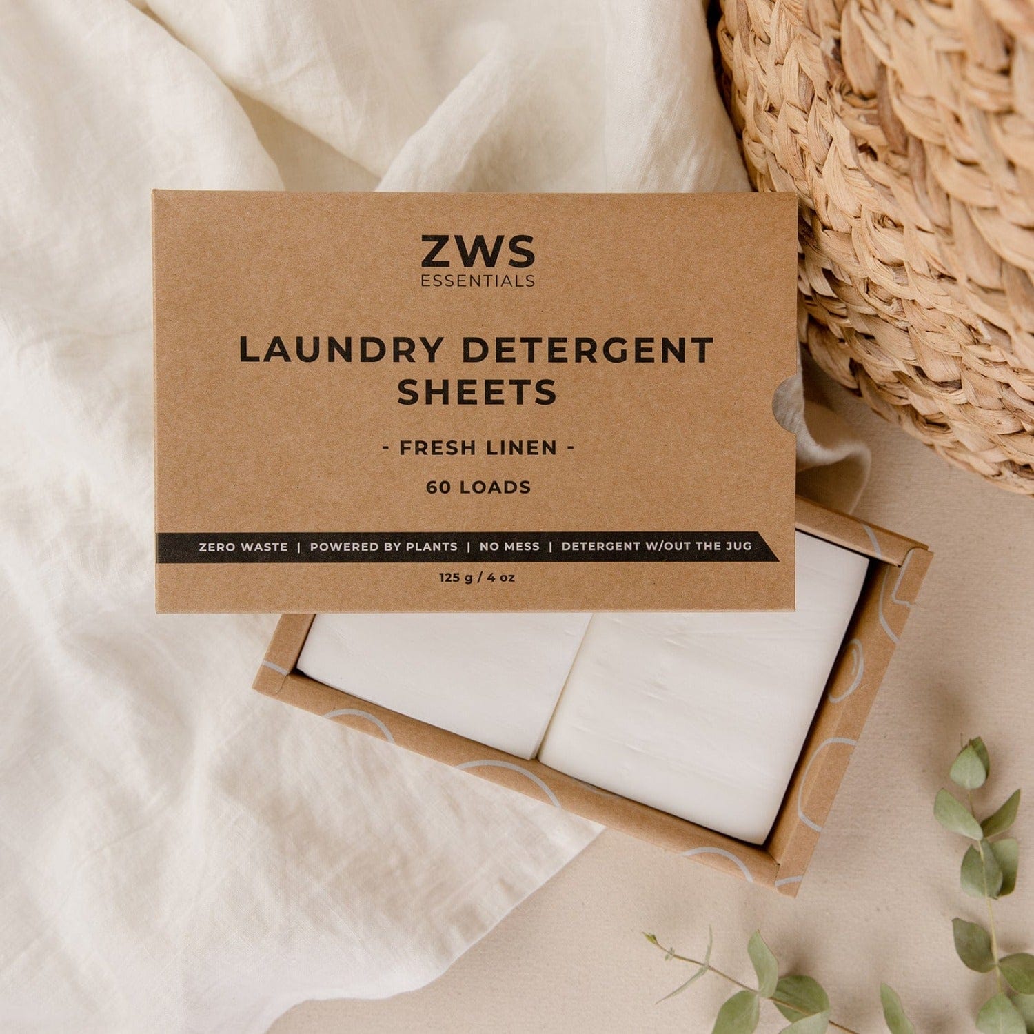 ZWS Essentials Laundry Detergent Sheets - Zero Waste Laundry