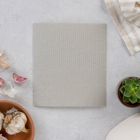ZWS Essentials Grey Plain Zero Waste Sponge Cloth - Swedish Dish Cloth, Paper Towel Replacement, Kitchen Sponge
