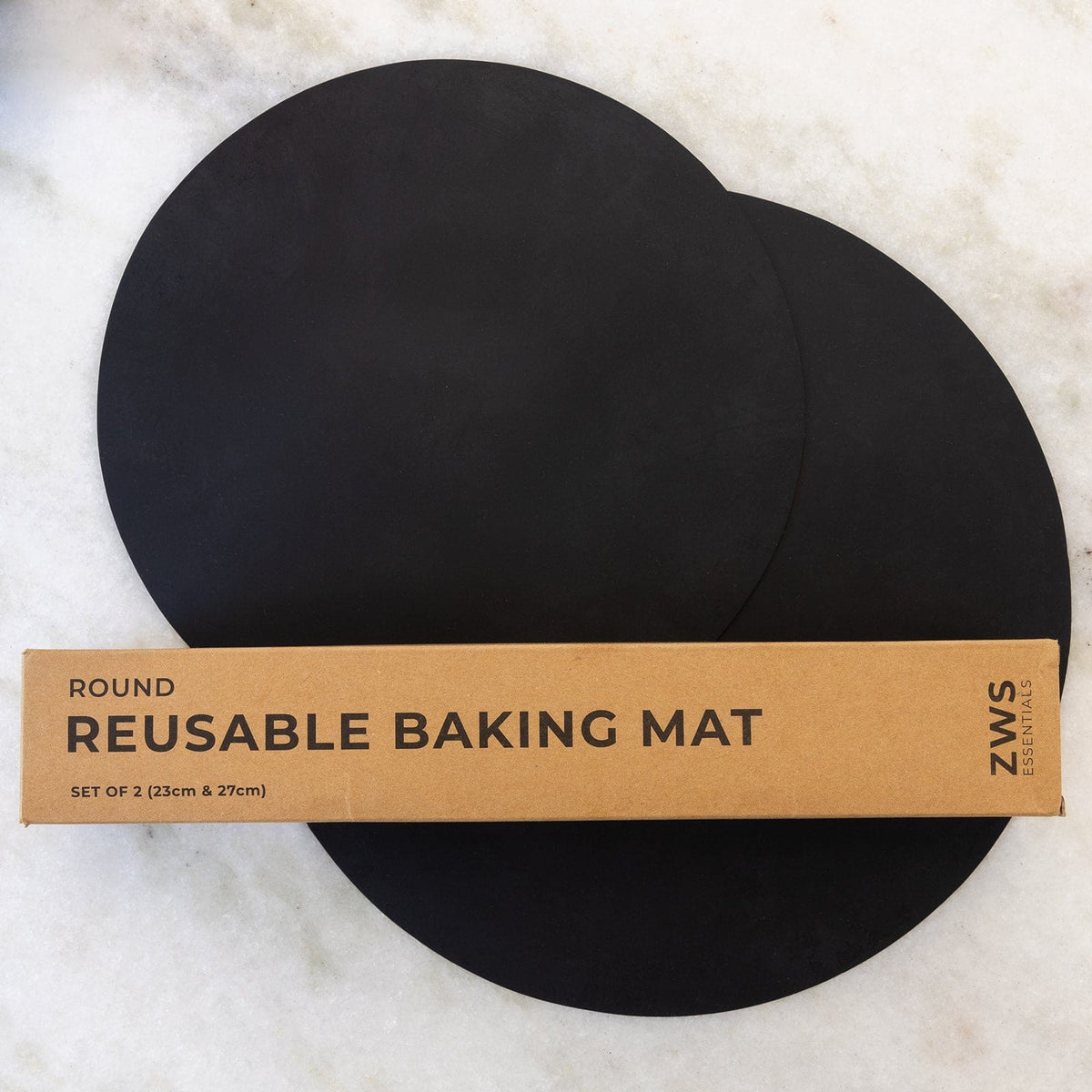 Silicone Baking Mat 2-Pack - Rectangle or Round | ZWS Essentials