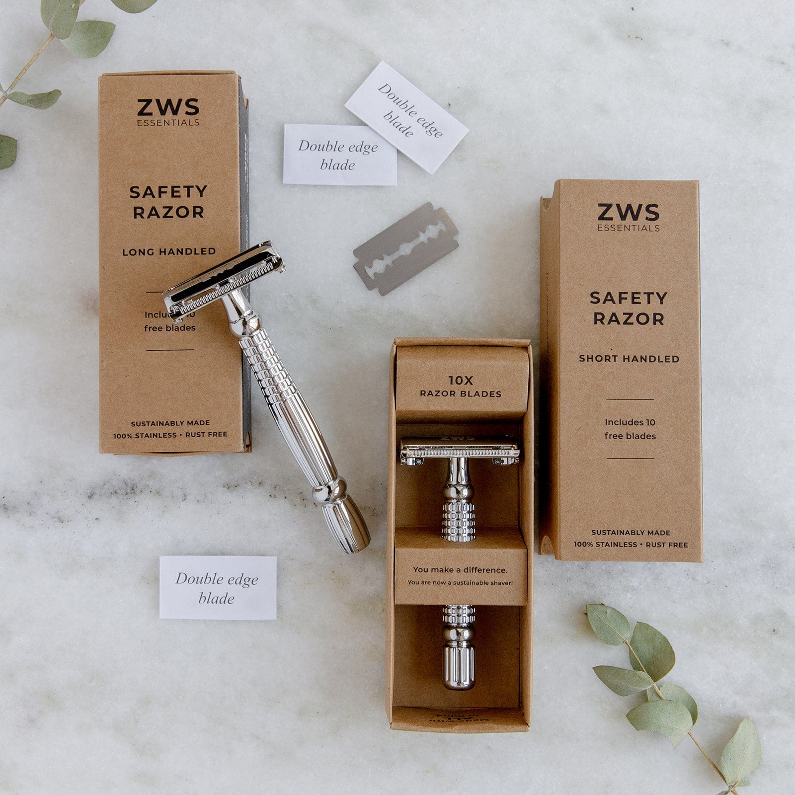 ZWS Essentials Zero Waste Razor Replacement Blades